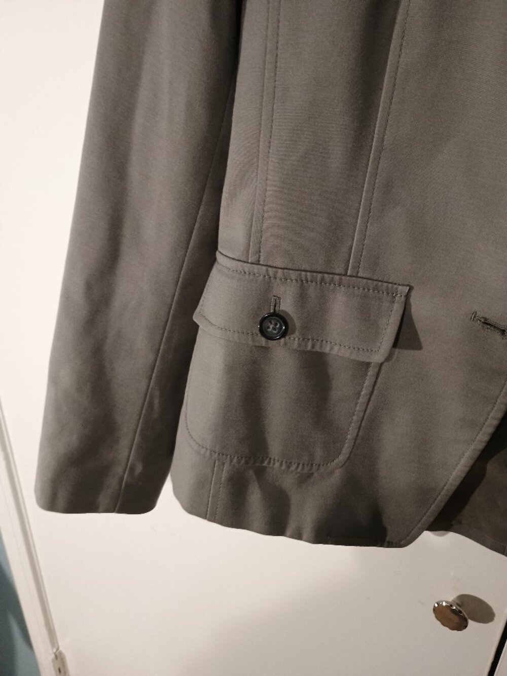 Banana Republic Olive Green Tailored Blazer - Picture 4 of 8